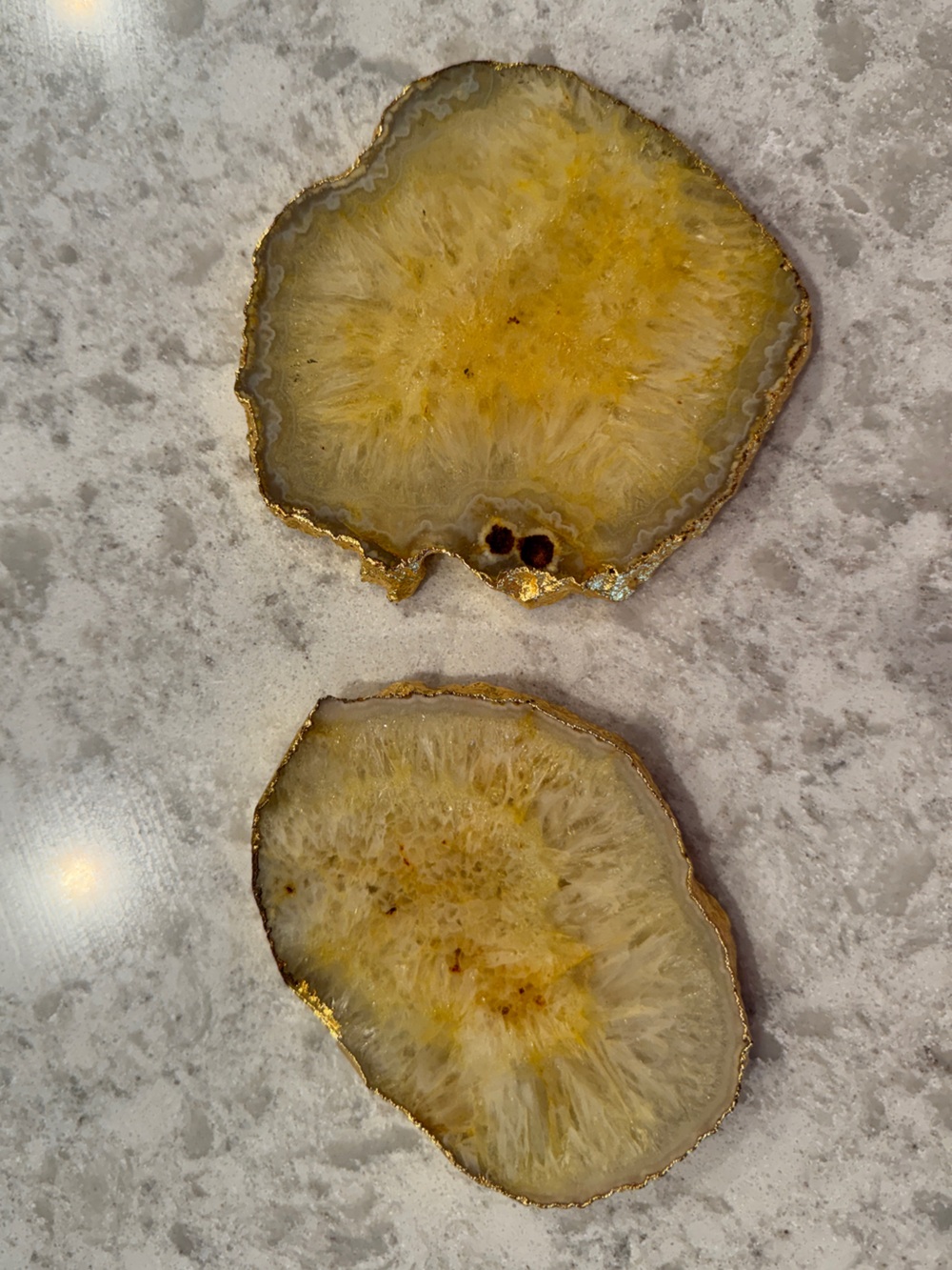 Anthropologie | Pair of Agate Coasters
